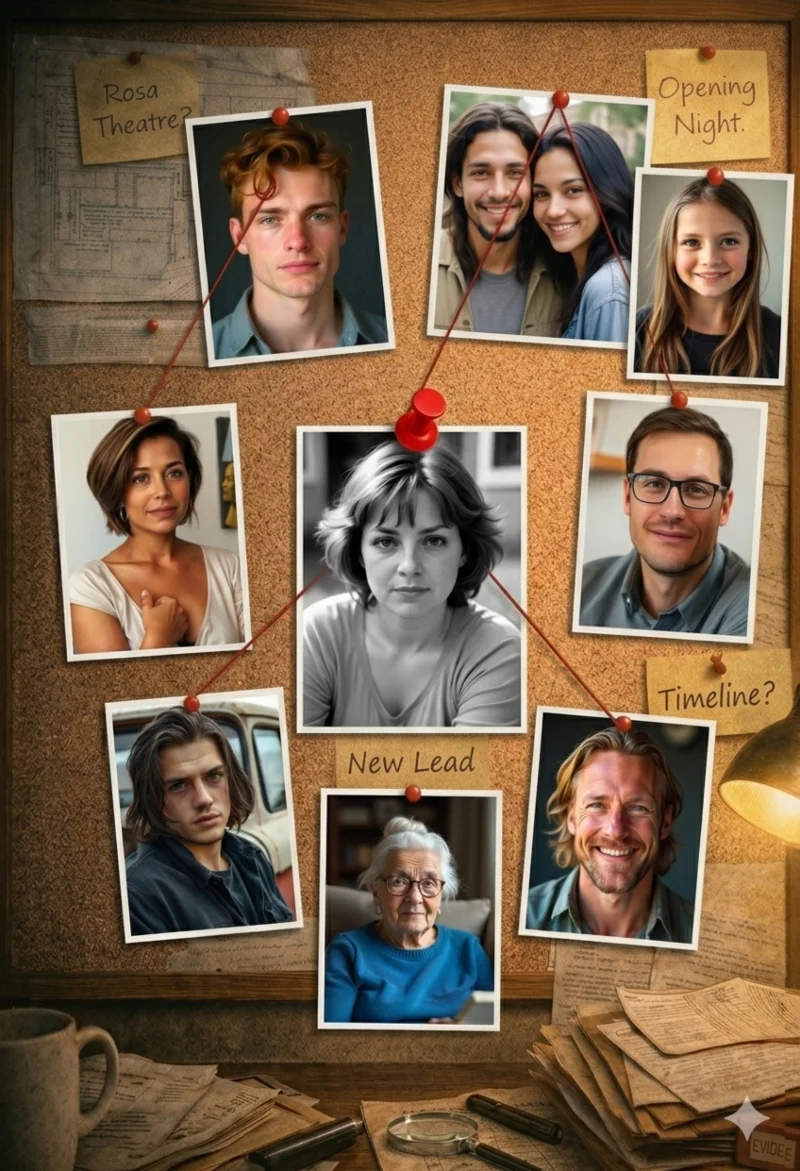 Fresh Murder Case Detective Board