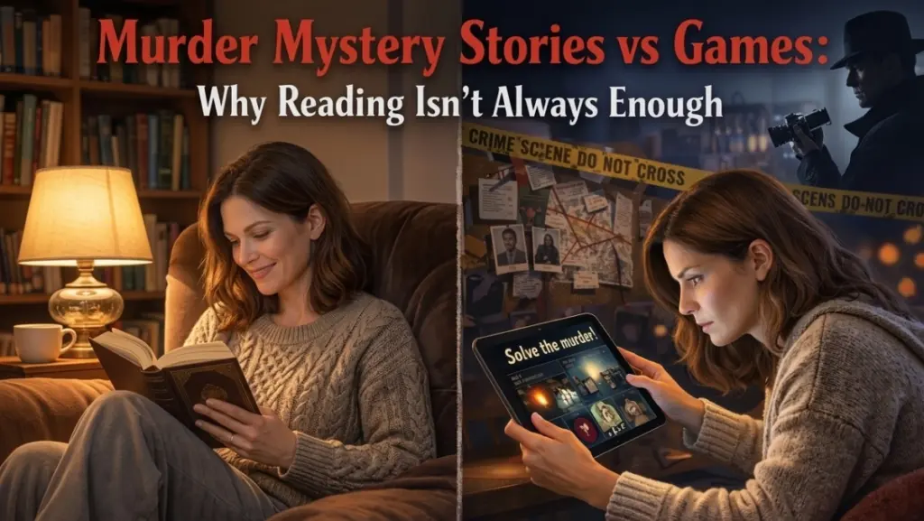 Murder Mystery Games vs Stories